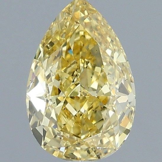 Loose Diamond - PEAR 1.01ct Fancy Intense Yellow VS2: Loose Diamond - PEAR 1.01ct Fancy Intense Yellow VS2 Source: This is a real non-mined Diamond that has been grown in a lab Shape: PEAR Carats: 1.01 Color: Fancy Intense Yellow Certification: IGI Video