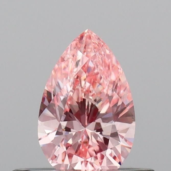 Loose Diamond - PEAR 0.41ct Fancy Vivid Pink VS2: Loose Diamond - PEAR 0.41ct Fancy Vivid Pink VS2 Source: This is a real non-mined Diamond that has been grown in a lab Shape: PEAR Carats: 0.41 Color: Fancy Vivid Pink Certification: IGI Video: