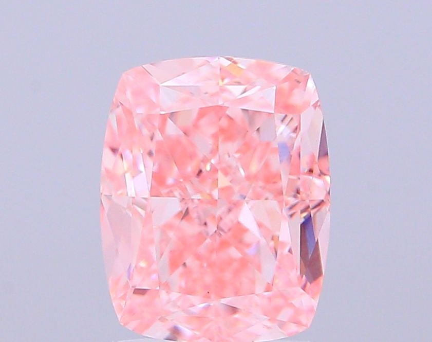 Loose Diamond - CUSHION MODIFIED 3.25ct Fancy Vivid Pink VVS2: Loose Diamond - CUSHION MODIFIED 3.25ct Fancy Vivid Pink VVS2 Source: This is a real non-mined Diamond that has been grown in a lab Shape: CUSHION MODIFIED Carats: 3.25 Color: Fancy Vivid Pink Certifi