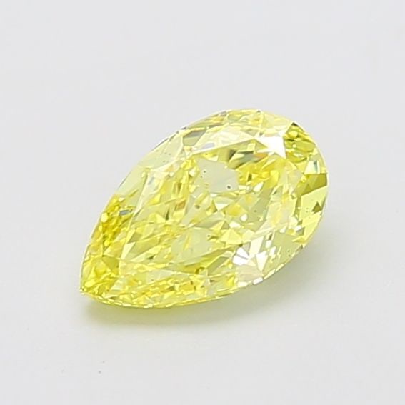 Loose Diamond - PEAR 1.03ct Fancy Vivid Yellow VS2: Loose Diamond - PEAR 1.03ct Fancy Vivid Yellow VS2 Source: This is a real non-mined Diamond that has been grown in a lab Shape: PEAR Carats: 1.03 Color: Fancy Vivid Yellow Certification: IGI Video: