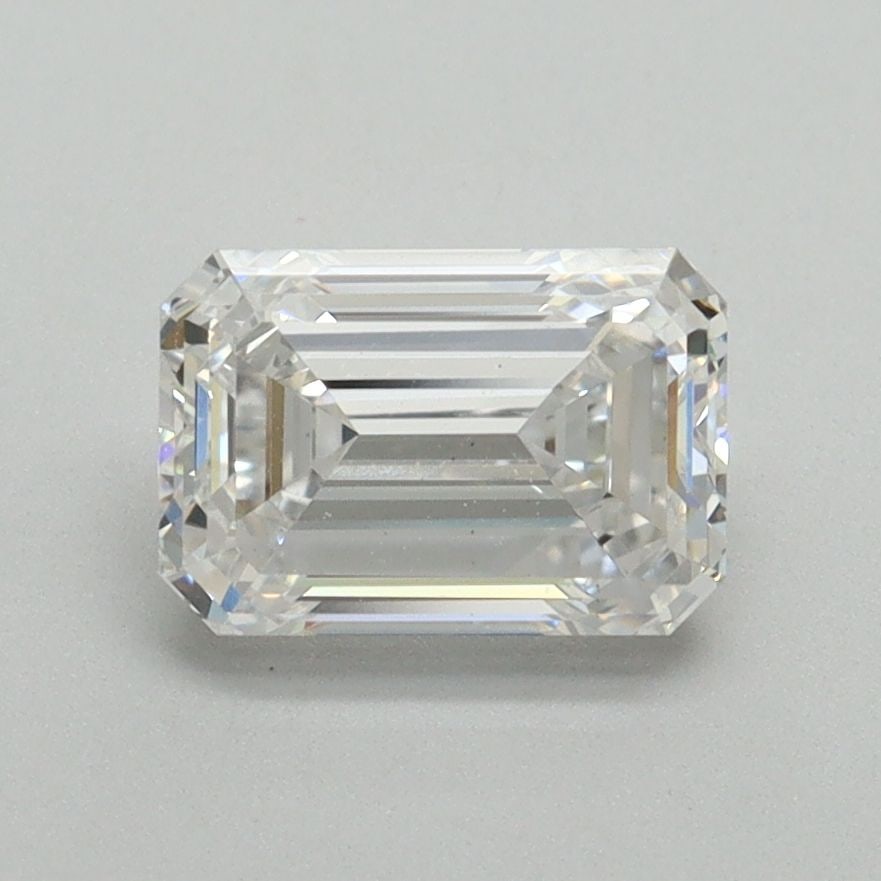 Loose Diamond - EMERALD 1.49ct E VS2: Loose Diamond - EMERALD 1.49ct E VS2 Source: This is a real non-mined Diamond that has been grown in a lab Shape: EMERALD Carats: 1.49 Color: E Clarity: VS2 Certification: NONE Video: