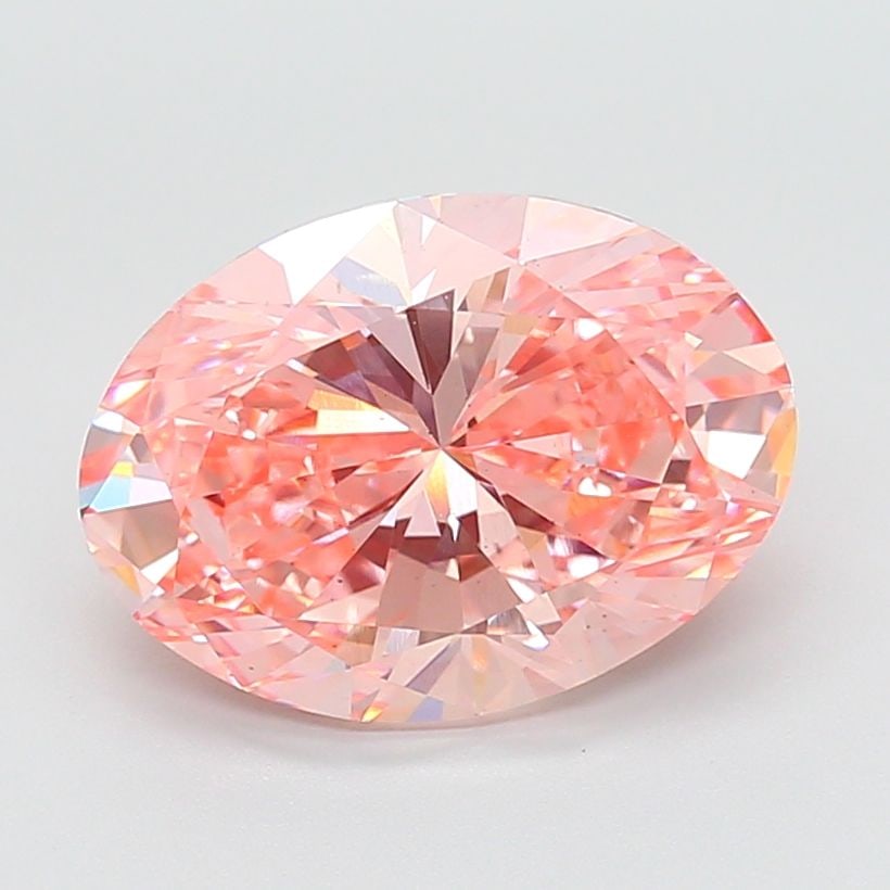 Loose Diamond - OVAL 6.0ct Fancy Vivid Pink VS2: Loose Diamond - OVAL 6.0ct Fancy Vivid Pink VS2 Source: This is a real non-mined Diamond that has been grown in a lab Shape: OVAL Carats: 6.0 Color: Fancy Vivid Pink Certification: IGI PLEASE NOTE: Fr