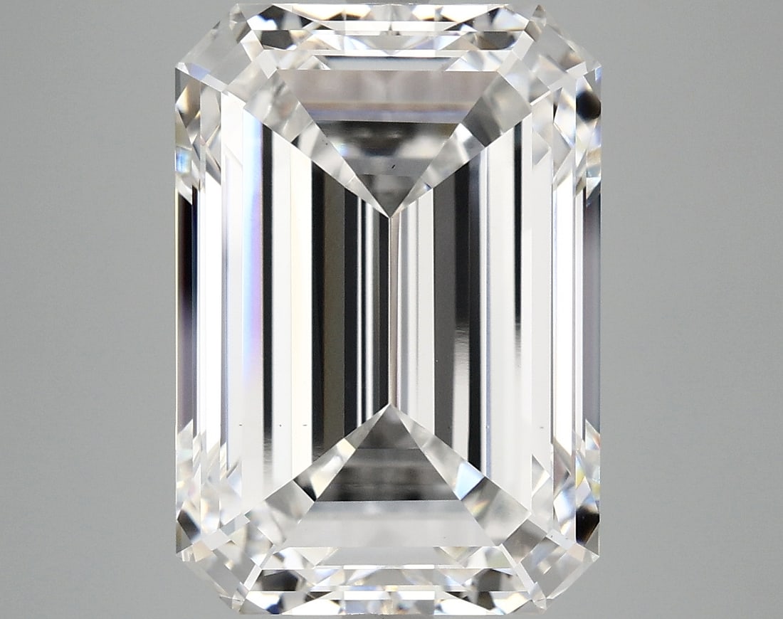 Loose Diamond - EMERALD 10.59ct E VS1: Loose Diamond - EMERALD 10.59ct E VS1 Source: This is a real non-mined Diamond that has been grown in a lab Shape: EMERALD Carats: 10.59 Color: E Clarity: VS1 Certification: IGI Condition: Pre-Owned P