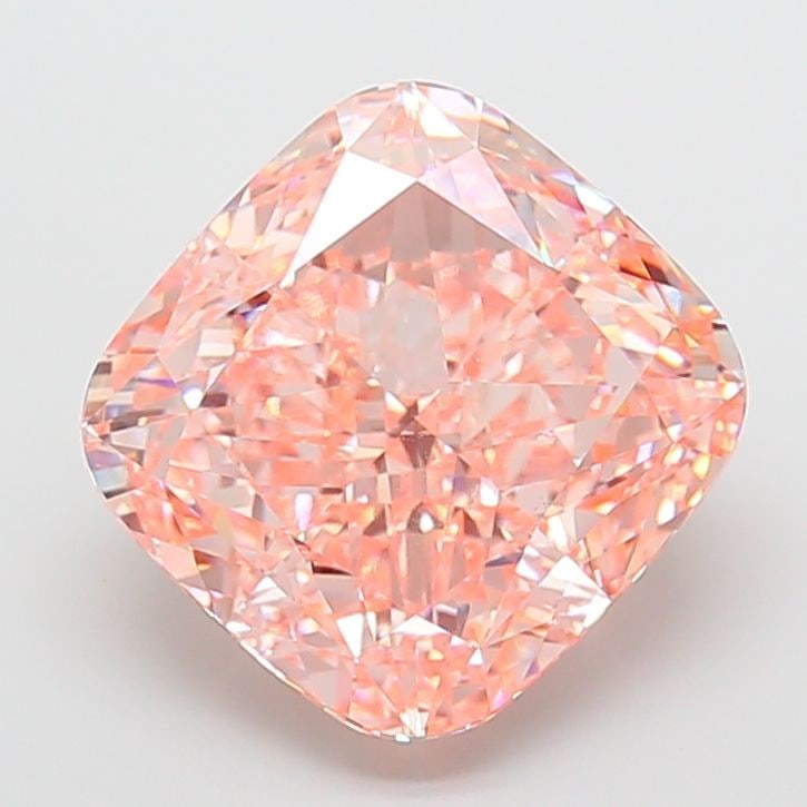 Loose Diamond - CUSHION MODIFIED 15.06ct Fancy Vivid Pink VVS2: Loose Diamond - CUSHION MODIFIED 15.06ct Fancy Vivid Pink VVS2 Source: This is a real non-mined Diamond that has been grown in a lab Shape: CUSHION MODIFIED Carats: 15.06 Color: Fancy Vivid Pink Certi