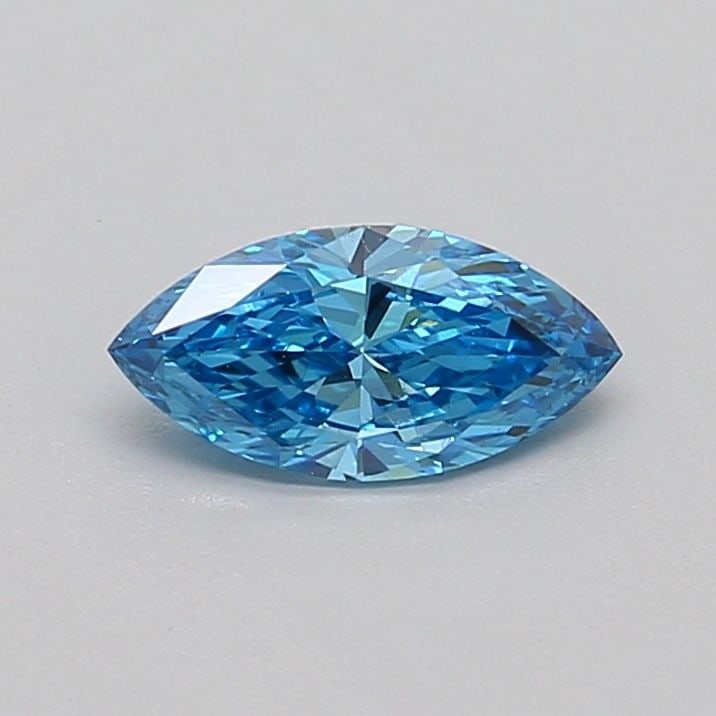 Loose Diamond - MARQUISE 0.55ct Fancy Vivid Blue VS1: Loose Diamond - MARQUISE 0.55ct Fancy Vivid Blue VS1 Source: This is a real non-mined Diamond that has been grown in a lab Shape: MARQUISE Carats: 0.55 Color: Fancy Vivid Blue Certification: IGI Video
