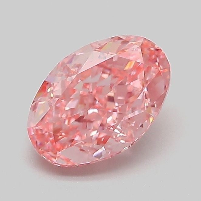 Loose Diamond - OVAL 1.08ct Fancy Vivid Pink VVS2: Loose Diamond - OVAL 1.08ct Fancy Vivid Pink VVS2 Source: This is a real non-mined Diamond that has been grown in a lab Shape: OVAL Carats: 1.08 Color: Fancy Vivid Pink Certification: IGI Video: