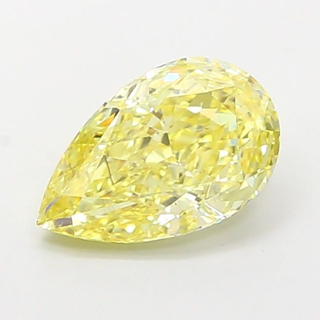 Loose Diamond - PEAR 1.51ct Fancy Intense Yellow VS2: Loose Diamond - PEAR 1.51ct Fancy Intense Yellow VS2 Source: This is a real non-mined Diamond that has been grown in a lab Shape: PEAR Carats: 1.51 Color: Fancy Intense Yellow Certification: IGI Video