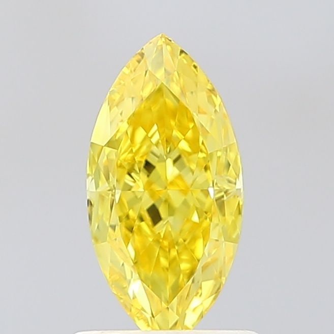 Loose Diamond - MARQUISE 1.03ct Fancy Vivid Yellow VVS2: Loose Diamond - MARQUISE 1.03ct Fancy Vivid Yellow VVS2 Source: This is a real non-mined Diamond that has been grown in a lab Shape: MARQUISE Carats: 1.03 Color: Fancy Vivid Yellow Certification: IGI 