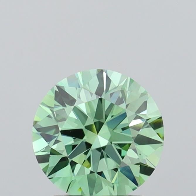 Loose Diamond - ROUND 1.49ct Fancy Vivid Green VS1: Loose Diamond - ROUND 1.49ct Fancy Vivid Green VS1 Source: This is a real non-mined Diamond that has been grown in a lab Shape: ROUND Carats: 1.49 Color: Fancy Vivid Green Certification: IGI Video: