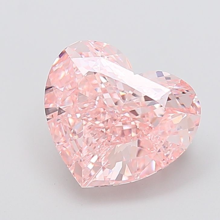 Loose Diamond - HEART 5.02ct Fancy Intense Pink VVS2: Loose Diamond - HEART 5.02ct Fancy Intense Pink VVS2 Source: This is a real non-mined Diamond that has been grown in a lab Shape: HEART Carats: 5.02 Color: Fancy Intense Pink Certification: IGI Video: