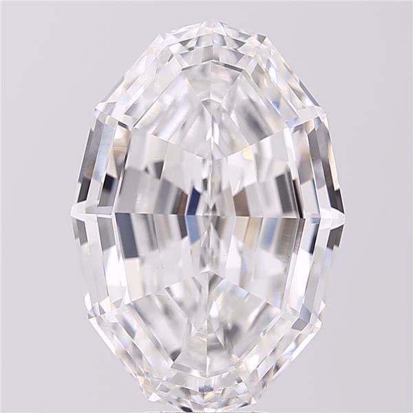 Loose Diamond - OVAL STEP CUT 4.83ct F VVS2: Loose Diamond - OVAL STEP CUT 4.83ct F VVS2 Source: This is a real non-mined Diamond that has been grown in a lab Shape: OVAL STEP CUT Carats: 4.83 Color: F Clarity: VVS2 Certification: IGI Condition: