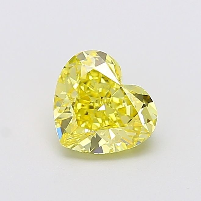 Loose Diamond - HEART 1.53ct Fancy Intense Yellow VS2: Loose Diamond - HEART 1.53ct Fancy Intense Yellow VS2 Source: This is a real non-mined Diamond that has been grown in a lab Shape: HEART Carats: 1.53 Color: Fancy Intense Yellow Certification: IGI Vid