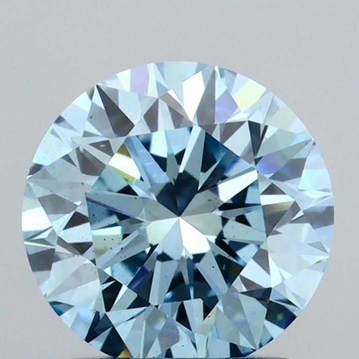 Ideal Loose Diamond - ROUND 1.41ct Fancy Vivid Blue VS2: Ideal Loose Diamond - ROUND 1.41ct Fancy Vivid Blue VS2 Source: This is a real non-mined Diamond that has been grown in a lab Shape: ROUND Carats: 1.41 Color: Fancy Vivid Blue Certification: IGI Video