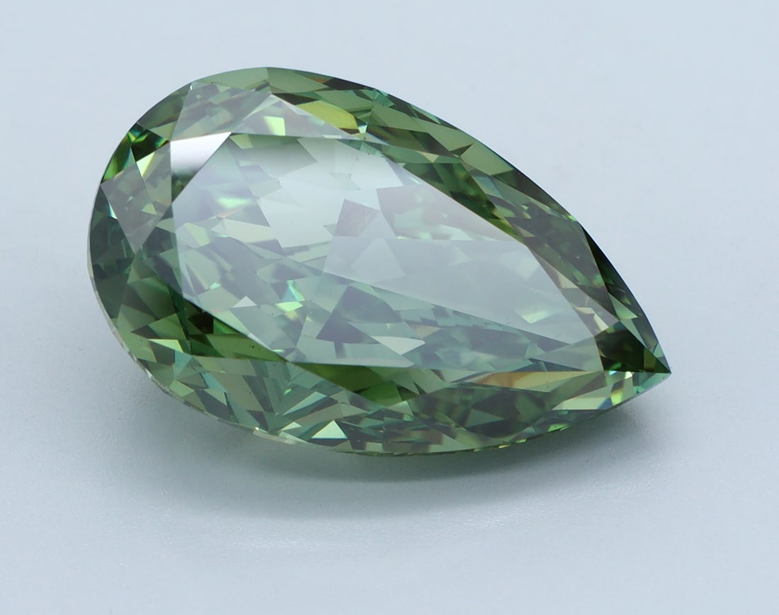 Loose Diamond - PEAR 9.43ct GREEN VS2 (1 of 1)