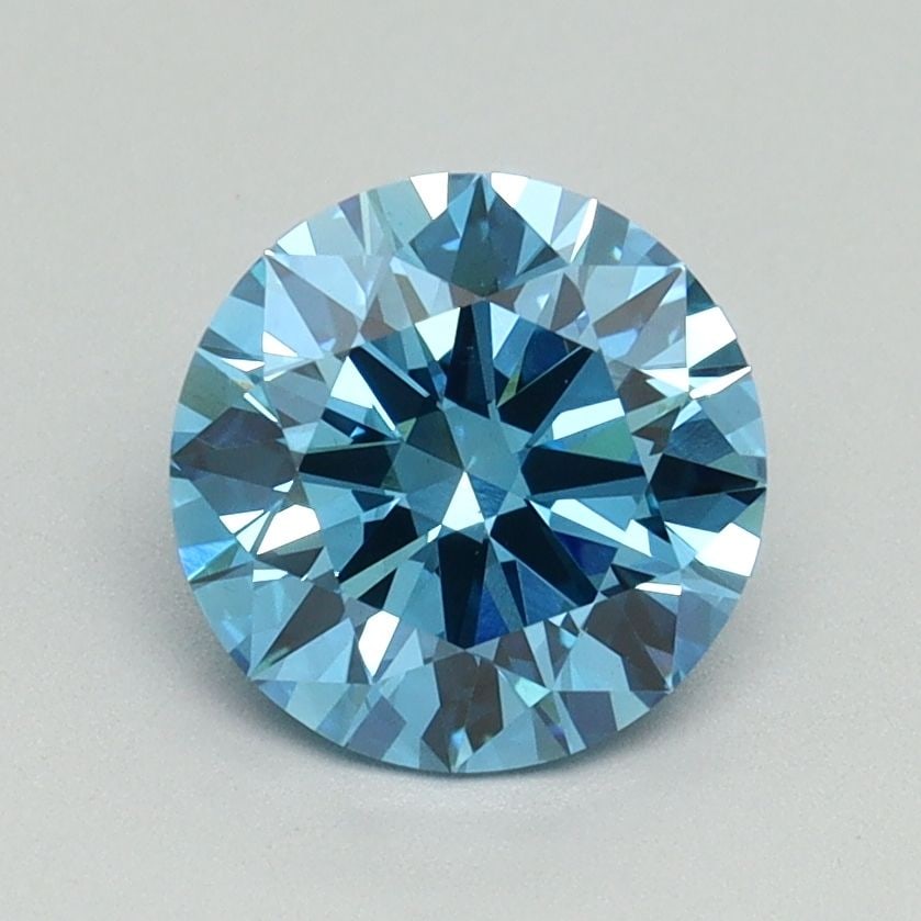 Ideal Loose Diamond - ROUND 1.43ct Fancy Vivid Blue VS1: Ideal Loose Diamond - ROUND 1.43ct Fancy Vivid Blue VS1 Source: This is a real non-mined Diamond that has been grown in a lab Shape: ROUND Carats: 1.43 Color: Fancy Vivid Blue Certification: IGI Video