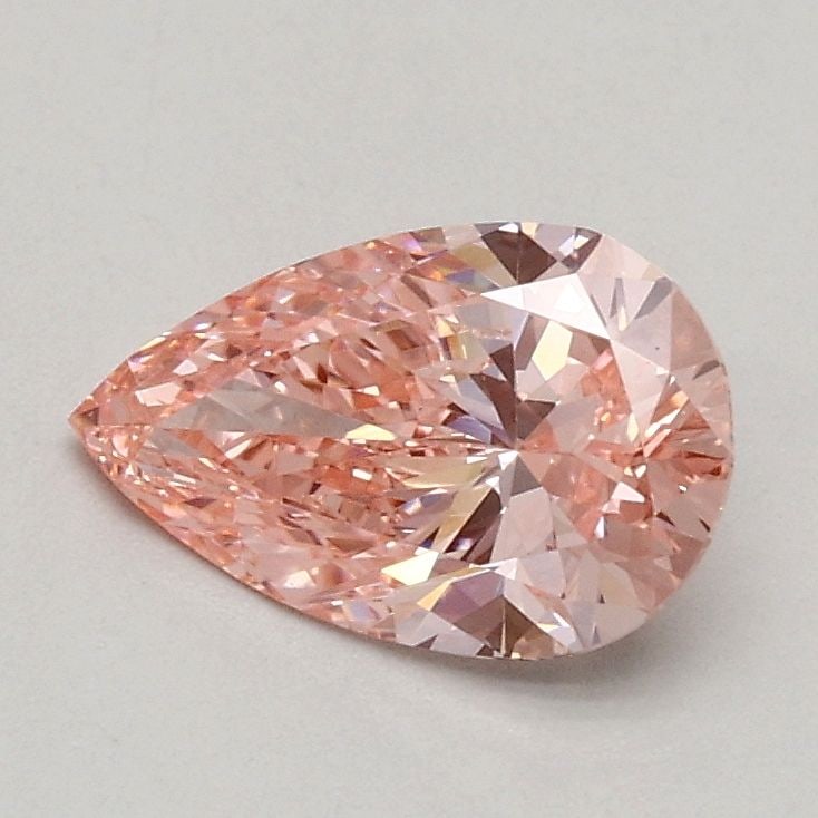 Loose Diamond - PEAR 0.63ct Fancy Vivid Pink VS1: Loose Diamond - PEAR 0.63ct Fancy Vivid Pink VS1 Source: This is a real non-mined Diamond that has been grown in a lab Shape: PEAR Carats: 0.63 Color: Fancy Vivid Pink Certification: IGI Video: