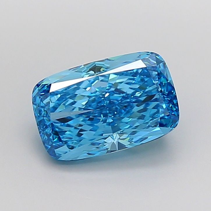 Loose Diamond - CUSHION MODIFIED 3.54ct Fancy Vivid Blue VVS2: Loose Diamond - CUSHION MODIFIED 3.54ct Fancy Vivid Blue VVS2 Source: This is a real non-mined Diamond that has been grown in a lab Shape: CUSHION MODIFIED Carats: 3.54 Color: Fancy Vivid Blue Certifi