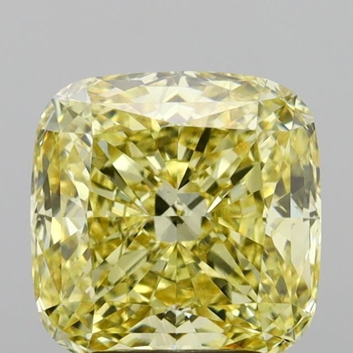 Loose Diamond - CUSHION MODIFIED 3.04ct Fancy Intense Yellow VS2: Loose Diamond - CUSHION MODIFIED 3.04ct Fancy Intense Yellow VS2 Source: This is a real non-mined Diamond that has been grown in a lab Shape: CUSHION MODIFIED Carats: 3.04 Color: Fancy Intense Yellow 
