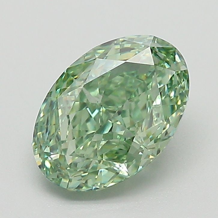 Loose Diamond - OVAL 1.58ct Fancy Vivid Green VVS2: Loose Diamond - OVAL 1.58ct Fancy Vivid Green VVS2 Source: This is a real non-mined Diamond that has been grown in a lab Shape: OVAL Carats: 1.58 Color: Fancy Vivid Green Certification: IGI Video: