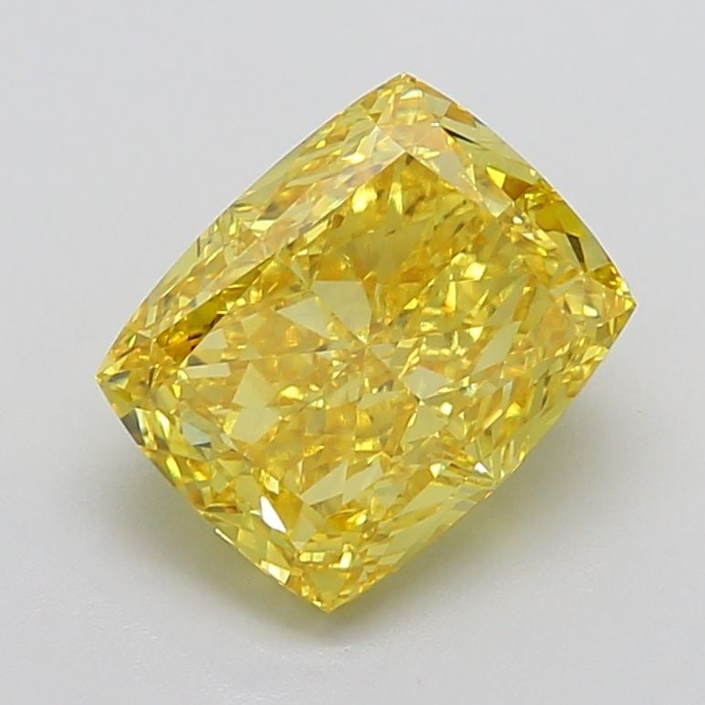 Loose Diamond - CUSHION MODIFIED 6.35ct Fancy Vivid Yellow VS1: Loose Diamond - CUSHION MODIFIED 6.35ct Fancy Vivid Yellow VS1 Source: This is a real non-mined Diamond that has been grown in a lab Shape: CUSHION MODIFIED Carats: 6.35 Color: Fancy Vivid Yellow Cert