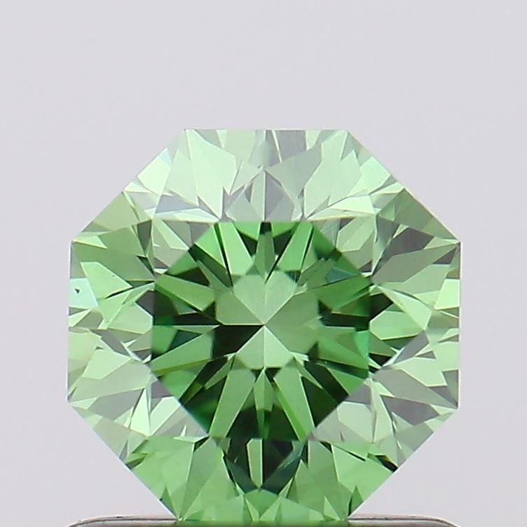 Loose Diamond - OCTAGONAL 0.78ct Fancy Vivid Green VS1: Loose Diamond - OCTAGONAL 0.78ct Fancy Vivid Green VS1 Source: This is a real non-mined Diamond that has been grown in a lab Shape: OCTAGONAL Carats: 0.78 Color: Fancy Vivid Green Certification: NONE 