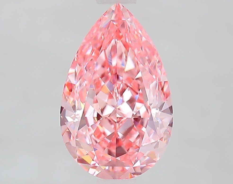 Loose Diamond - PEAR 1.92ct Fancy Vivid Pink VVS2: Loose Diamond - PEAR 1.92ct Fancy Vivid Pink VVS2 Source: This is a real non-mined Diamond that has been grown in a lab Shape: PEAR Carats: 1.92 Color: Fancy Vivid Pink Certification: IGI Video: