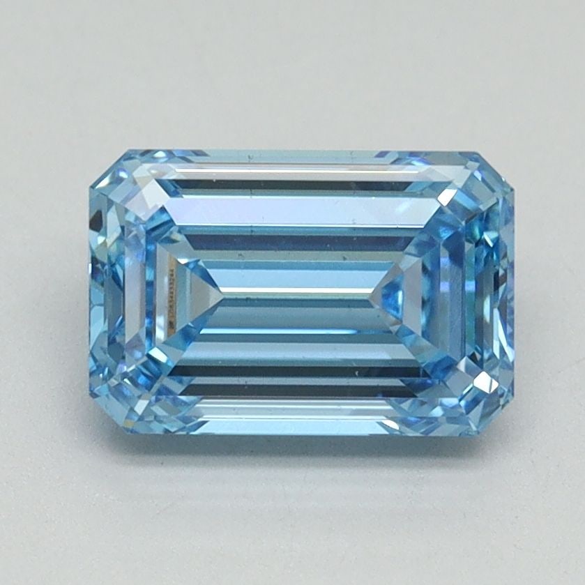 Loose Diamond - EMERALD 1.65ct Fancy Vivid Blue VS1 (1 of 1)