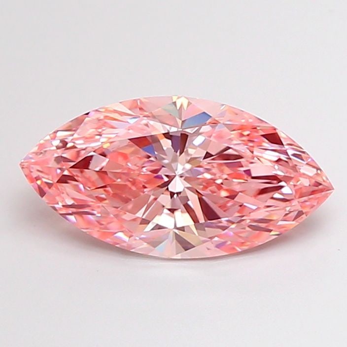 Loose Diamond - MARQUISE 3.22ct Fancy Vivid Pink VVS2: Loose Diamond - MARQUISE 3.22ct Fancy Vivid Pink VVS2 Source: This is a real non-mined Diamond that has been grown in a lab Shape: MARQUISE Carats: 3.22 Color: Fancy Vivid Pink Certification: IGI Vide