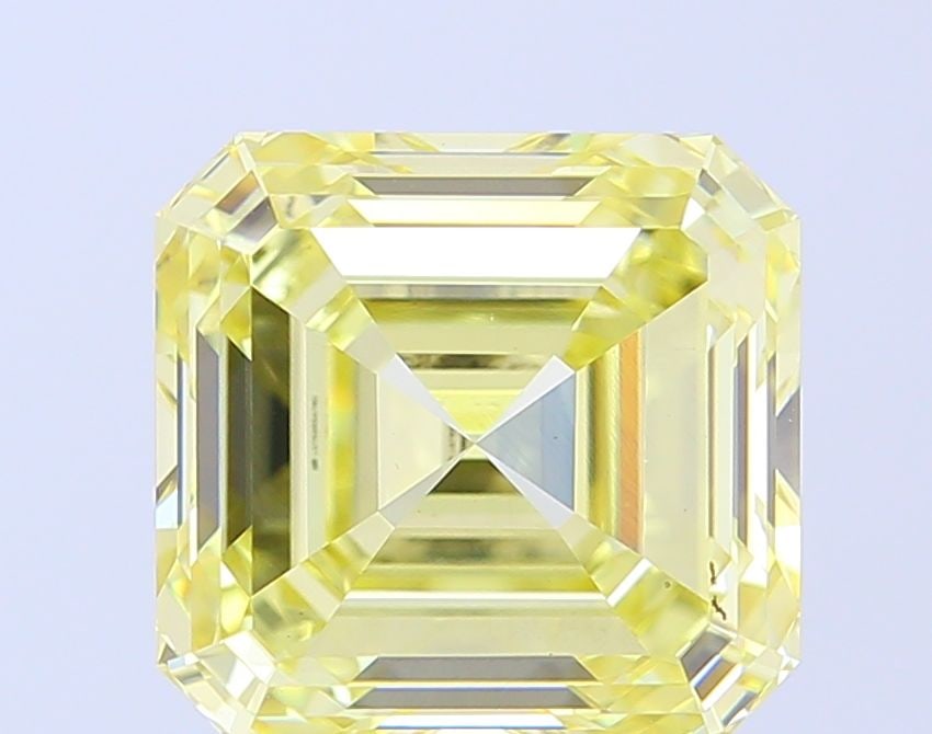 Loose Diamond - ASSCHER 6.08ct Fancy Intense Yellow VS1: Loose Diamond - ASSCHER 6.08ct Fancy Intense Yellow VS1 Source: This is a real non-mined Diamond that has been grown in a lab Shape: ASSCHER Carats: 6.08 Color: Fancy Intense Yellow Certification: IGI