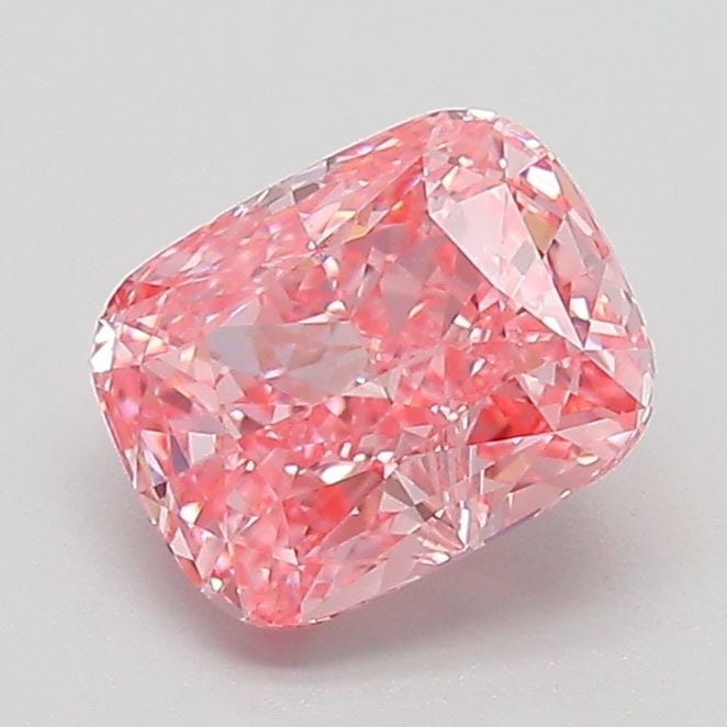 Loose Diamond - CUSHION MODIFIED 1.26ct Fancy Vivid Pink VVS2: Loose Diamond - CUSHION MODIFIED 1.26ct Fancy Vivid Pink VVS2 Source: This is a real non-mined Diamond that has been grown in a lab Shape: CUSHION MODIFIED Carats: 1.26 Color: Fancy Vivid Pink Certifi