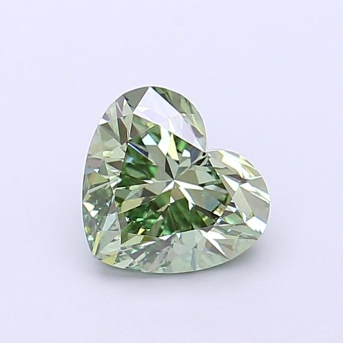 Loose Diamond - HEART 1.1ct Fancy Vivid Green VS1: Loose Diamond - HEART 1.1ct Fancy Vivid Green VS1 Source: This is a real non-mined Diamond that has been grown in a lab Shape: HEART Carats: 1.1 Color: Fancy Vivid Green Certification: IGI Video: