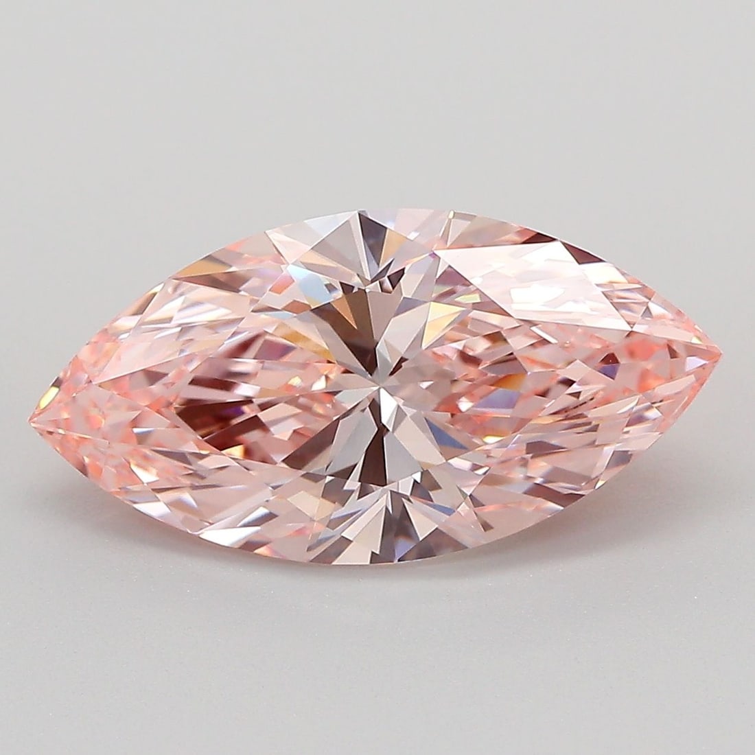 Loose Diamond - MARQUISE 4.05ct Fancy Intense Pink VVS2: Loose Diamond - MARQUISE 4.05ct Fancy Intense Pink VVS2 Source: This is a real non-mined Diamond that has been grown in a lab Shape: MARQUISE Carats: 4.05 Color: Fancy Intense Pink Certification: IGI 