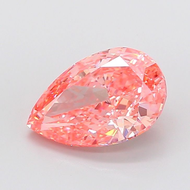 Loose Diamond - PEAR 5.19ct Fancy Vivid Pink VVS2: Loose Diamond - PEAR 5.19ct Fancy Vivid Pink VVS2 Source: This is a real non-mined Diamond that has been grown in a lab Shape: PEAR Carats: 5.19 Color: Fancy Vivid Pink Certification: IGI Video:
