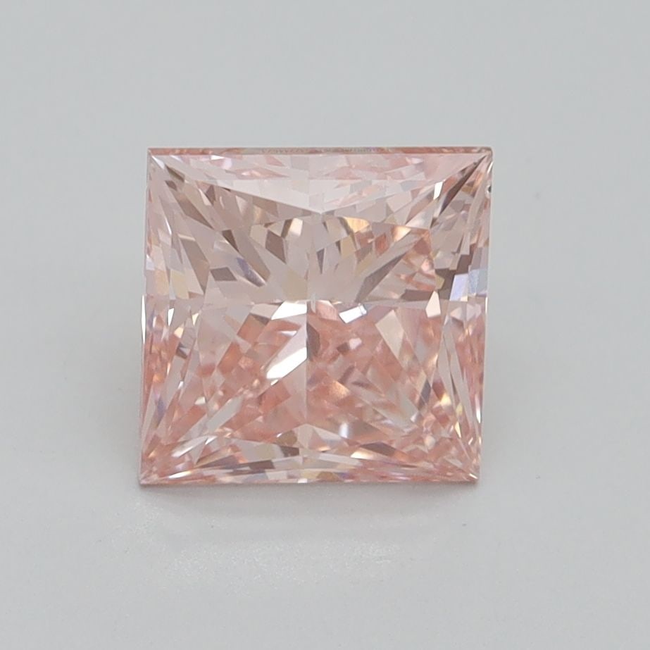 Loose Diamond - PRINCESS 1.8ct Fancy Intense Pink SI1: Loose Diamond - PRINCESS 1.8ct Fancy Intense Pink SI1 Source: This is a real non-mined Diamond that has been grown in a lab Shape: PRINCESS Carats: 1.8 Color: Fancy Intense Pink Certification: IGI Vid