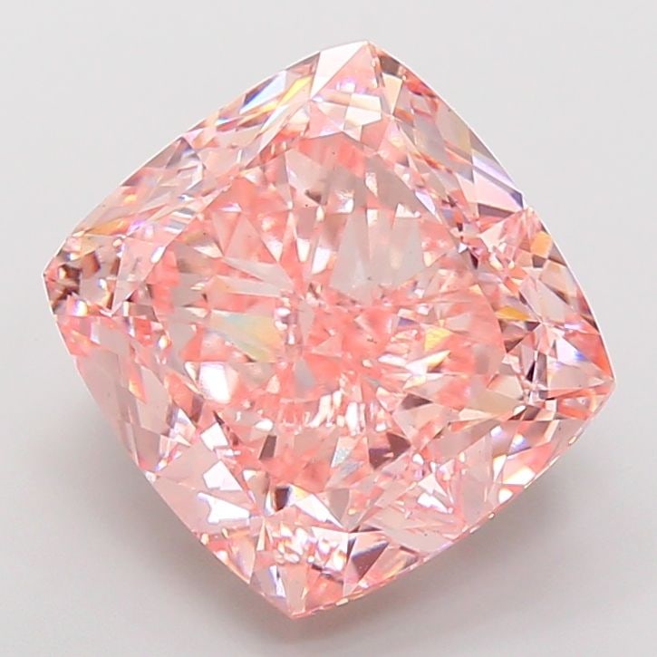 Loose Diamond - CUSHION MODIFIED 20.2ct Fancy Intense Pink VS1: Loose Diamond - CUSHION MODIFIED 20.2ct Fancy Intense Pink VS1 Source: This is a real non-mined Diamond that has been grown in a lab Shape: CUSHION MODIFIED Carats: 20.2 Color: Fancy Intense Pink Cert