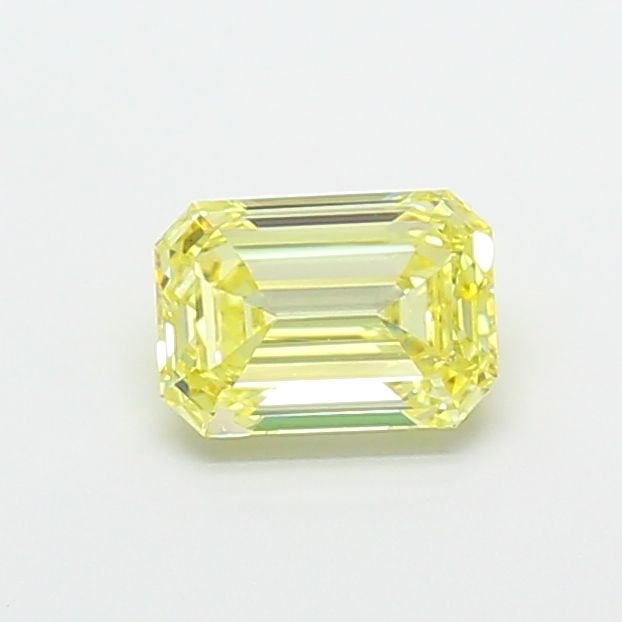Loose Diamond - EMERALD 1.5ct Fancy Yellow VS1: Loose Diamond - EMERALD 1.5ct Fancy Yellow VS1 Source: This is a real non-mined Diamond that has been grown in a lab Shape: EMERALD Carats: 1.5 Color: Fancy Yellow Certification: IGI Video: