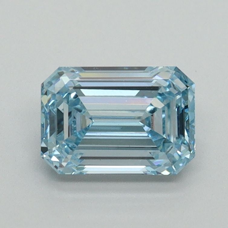 Loose Diamond - EMERALD 1.05ct Fancy Intense Blue VVS2: Loose Diamond - EMERALD 1.05ct Fancy Intense Blue VVS2 Source: This is a real non-mined Diamond that has been grown in a lab Shape: EMERALD Carats: 1.05 Color: Fancy Intense Blue Certification: IGI Vi