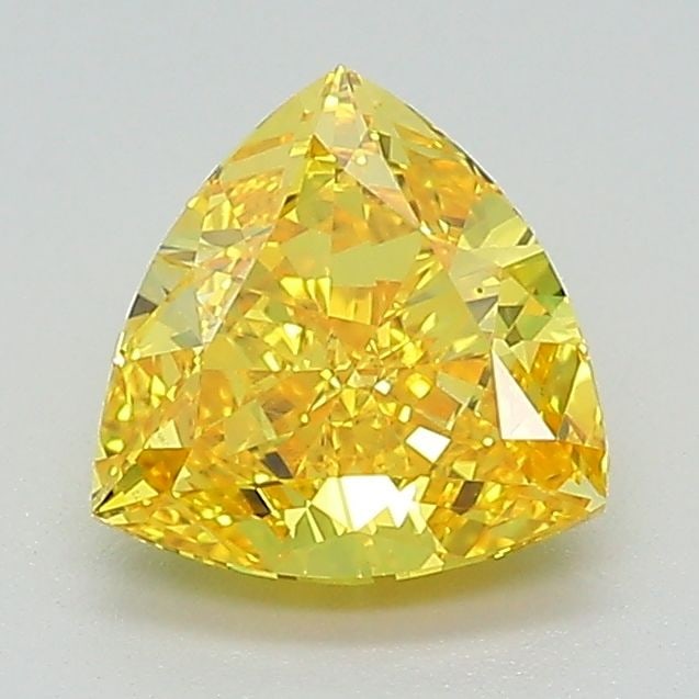Loose Diamond - TRIANGULAR 1.13ct Fancy Intense Yellow VS1: Loose Diamond - TRIANGULAR 1.13ct Fancy Intense Yellow VS1 Source: This is a real non-mined Diamond that has been grown in a lab Shape: TRIANGULAR Carats: 1.13 Color: Fancy Intense Yellow Certificatio