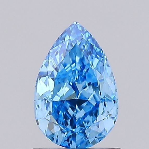 Loose Diamond - PEAR 1.06ct Fancy Vivid Blue VS1: Loose Diamond - PEAR 1.06ct Fancy Vivid Blue VS1 Source: This is a real non-mined Diamond that has been grown in a lab Shape: PEAR Carats: 1.06 Color: Fancy Vivid Blue Certification: IGI Video: