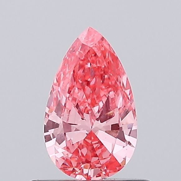 Loose Diamond - PEAR 0.18ct Fancy Vivid Pink VS1: Loose Diamond - PEAR 0.18ct Fancy Vivid Pink VS1 Source: This is a real non-mined Diamond that has been grown in a lab Shape: PEAR Carats: 0.18 Color: Fancy Vivid Pink Certification: NONE Video:
