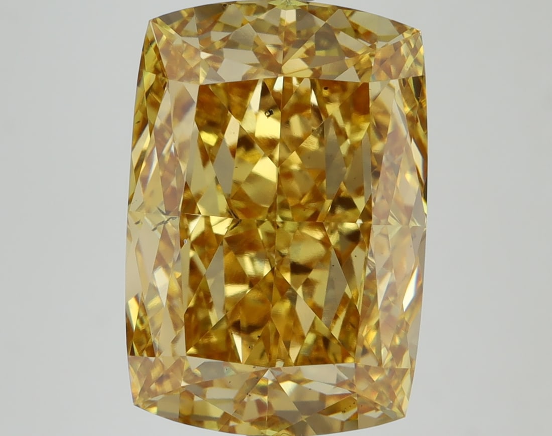 Loose Diamond - CUSHION 10.02ct YELLOW VS2: Loose Diamond - CUSHION 10.02ct YELLOW VS2 Source: This is a real non-mined Diamond that has been grown in a lab Shape: CUSHION Carats: 10.02 Color: YELLOW Clarity: VS2 Certification: IGI Condition: P