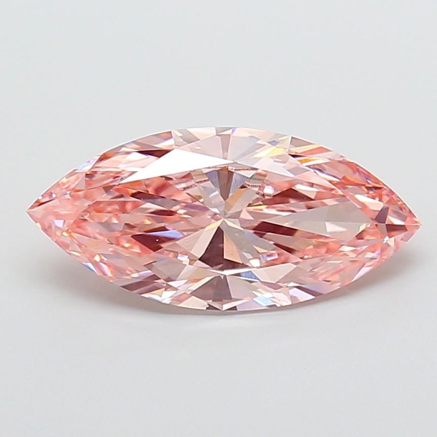 Loose Diamond - MARQUISE 4.01ct Fancy Intense Pink VS2: Loose Diamond - MARQUISE 4.01ct Fancy Intense Pink VS2 Source: This is a real non-mined Diamond that has been grown in a lab Shape: MARQUISE Carats: 4.01 Color: Fancy Intense Pink Certification: IGI V