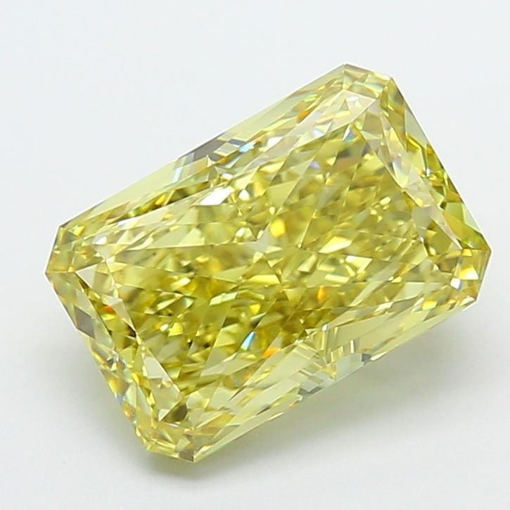 Loose Diamond - RADIANT 5.06ct Fancy Intense Yellow VS1: Loose Diamond - RADIANT 5.06ct Fancy Intense Yellow VS1 Source: This is a real non-mined Diamond that has been grown in a lab Shape: RADIANT Carats: 5.06 Color: Fancy Intense Yellow Certification: IGI