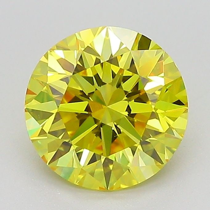 Loose Diamond - ROUND 1.66ct Fancy Vivid Yellow VVS2: Loose Diamond - ROUND 1.66ct Fancy Vivid Yellow VVS2 Source: This is a real non-mined Diamond that has been grown in a lab Shape: ROUND Carats: 1.66 Color: Fancy Vivid Yellow Certification: IGI Video:
