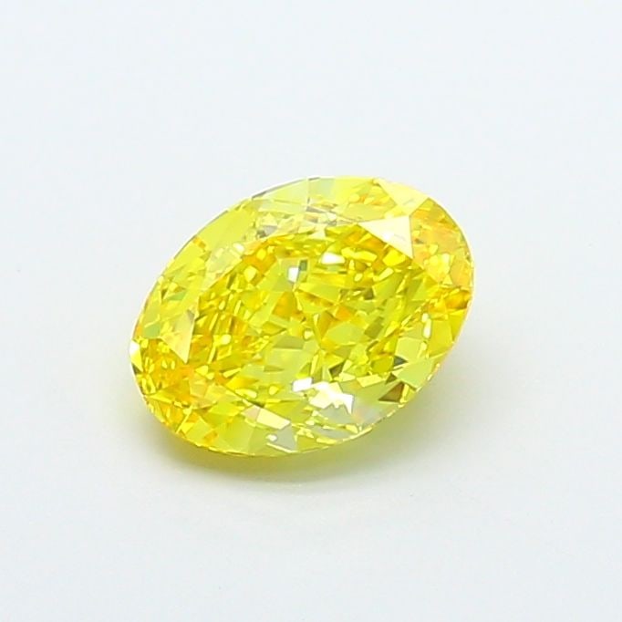 Loose Diamond - OVAL 1.75ct Fancy Vivid Yellow VVS2: Loose Diamond - OVAL 1.75ct Fancy Vivid Yellow VVS2 Source: This is a real non-mined Diamond that has been grown in a lab Shape: OVAL Carats: 1.75 Color: Fancy Vivid Yellow Certification: IGI Video:
