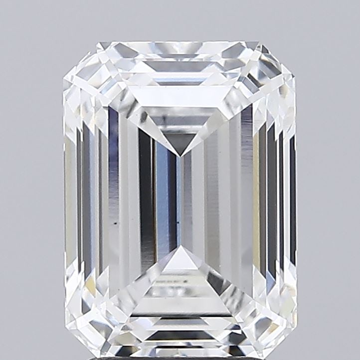 Loose Diamond - EMERALD 3.39ct E VS2: Loose Diamond - EMERALD 3.39ct E VS2 Source: This is a real non-mined Diamond that has been grown in a lab Shape: EMERALD Carats: 3.39 Color: E Clarity: VS2 Certification: IGI Condition: Pre-Owned PLE