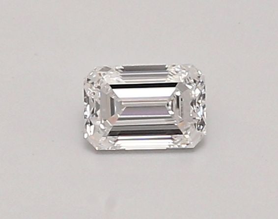 Loose Diamond - EMERALD 0.42ct D VVS2: Loose Diamond - EMERALD 0.42ct D VVS2 Source: This is a real non-mined Diamond that has been grown in a lab Shape: EMERALD Carats: 0.42 Color: D Clarity: VVS2 Certification: IGI Video: