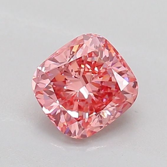 Loose Diamond - CUSHION MODIFIED 0.61ct Fancy Vivid Pink SI1: Loose Diamond - CUSHION MODIFIED 0.61ct Fancy Vivid Pink SI1 Source: This is a real non-mined Diamond that has been grown in a lab Shape: CUSHION MODIFIED Carats: 0.61 Color: Fancy Vivid Pink Certific