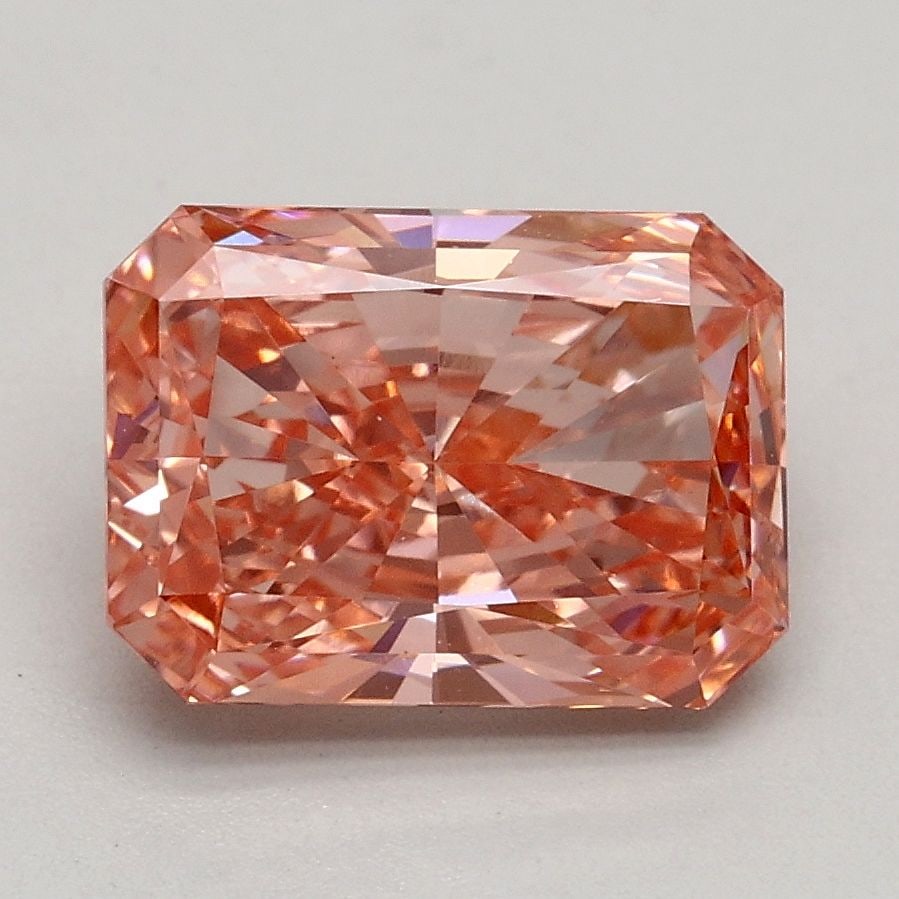 Loose Diamond - RADIANT 1.78ct Fancy Vivid Pink VS1: Loose Diamond - RADIANT 1.78ct Fancy Vivid Pink VS1 Source: This is a real non-mined Diamond that has been grown in a lab Shape: RADIANT Carats: 1.78 Color: Fancy Vivid Pink Certification: IGI Video: