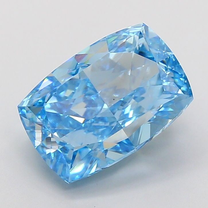 Loose Diamond - CUSHION MODIFIED 4.0ct Fancy Vivid Blue VS1: Loose Diamond - CUSHION MODIFIED 4.0ct Fancy Vivid Blue VS1 Source: This is a real non-mined Diamond that has been grown in a lab Shape: CUSHION MODIFIED Carats: 4.0 Color: Fancy Vivid Blue Certificat